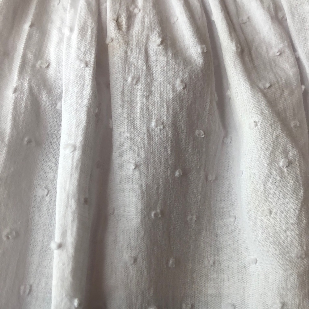 Tommy Bahama Girl's White Swiss Dot Garden Floral Dress & Headband Size 6 - Picture 7 of 14